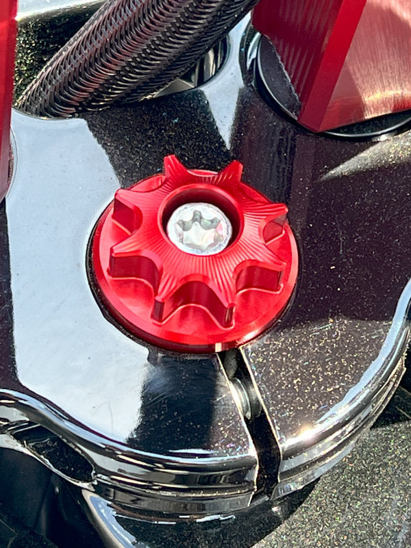 Harley Davidson Softail Fork Stem Caps