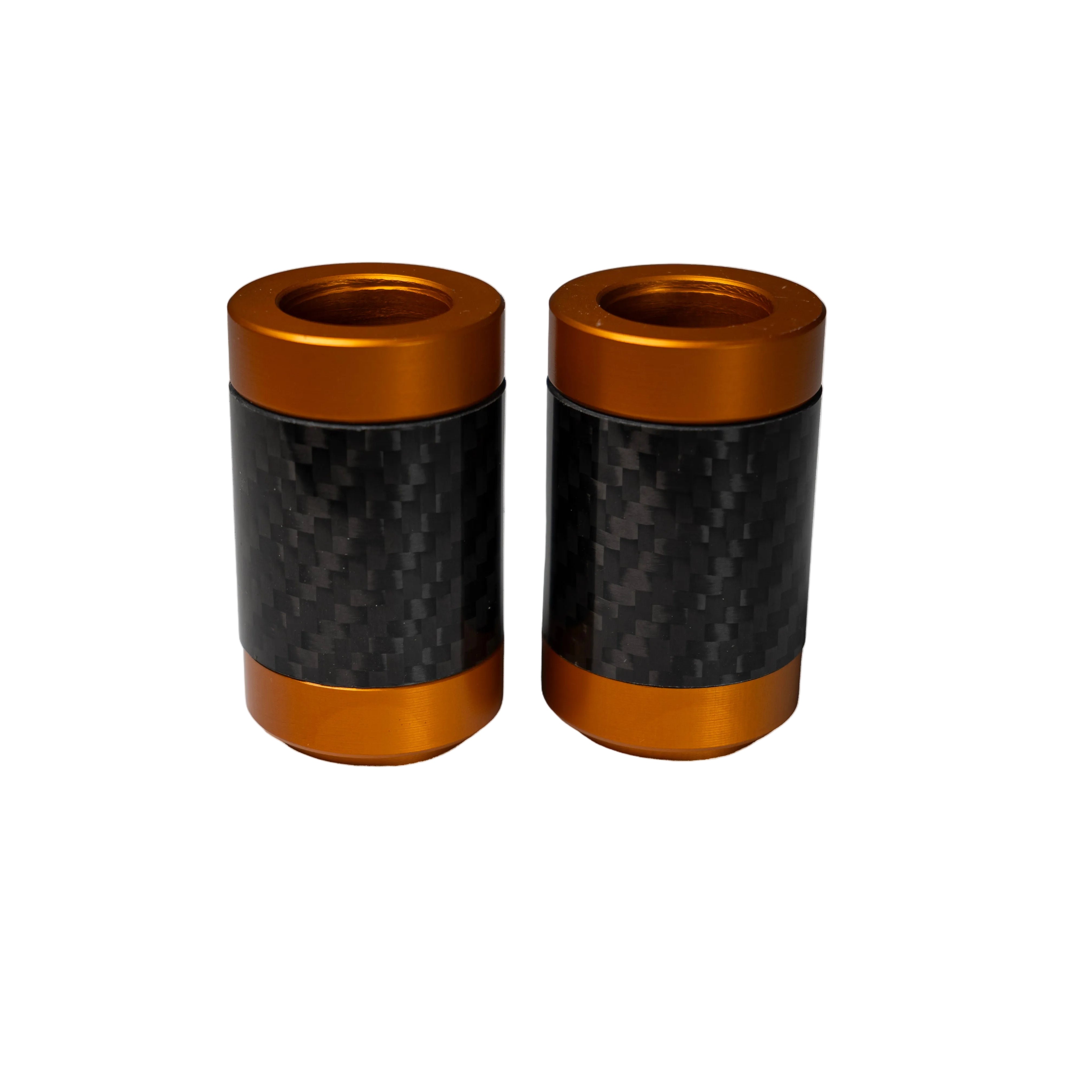 SBC GOLD END CAPS WITH CARBON