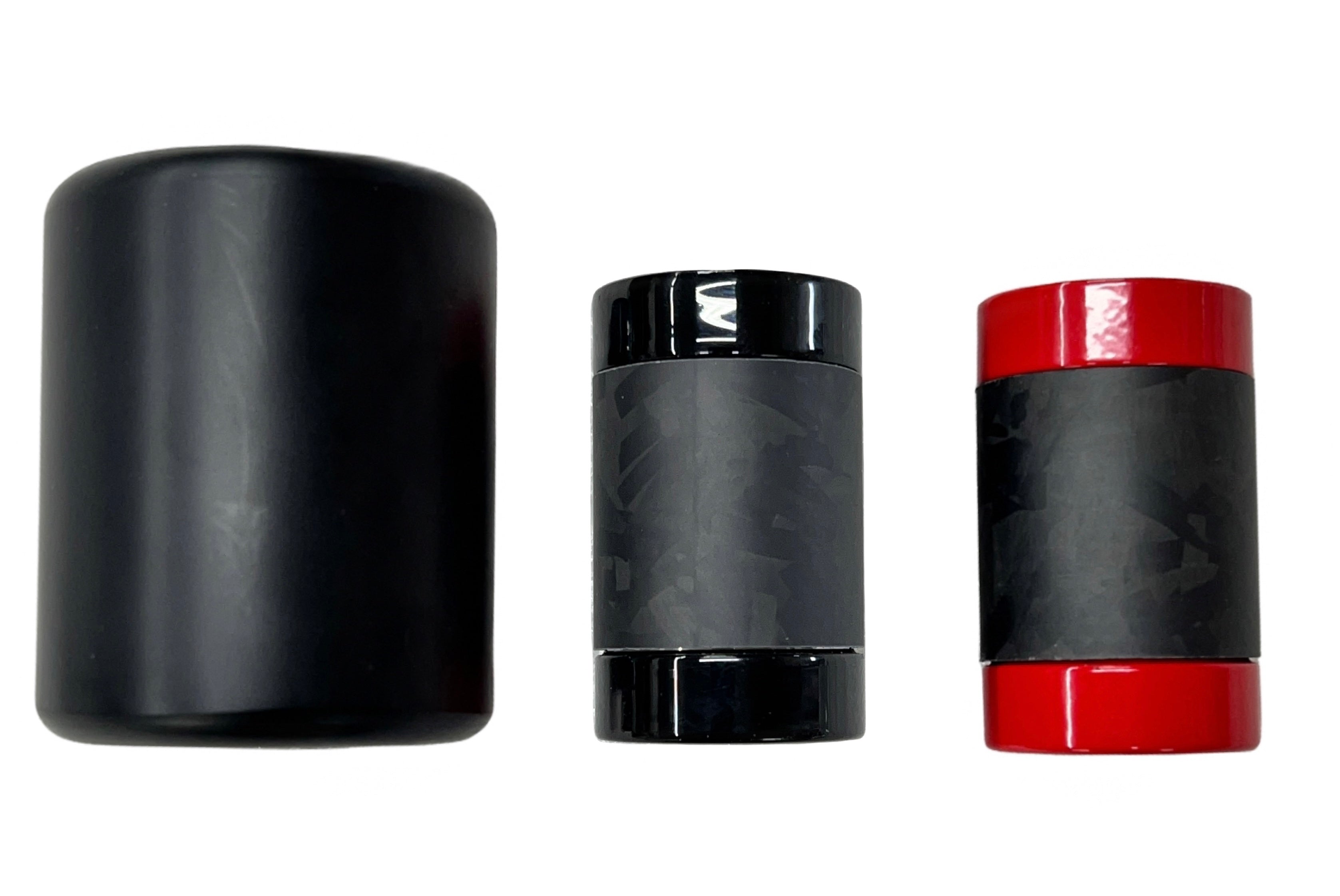 SBC Performance Harley Flat-Out Bar Carbon Fiber End Caps (Set of 2)