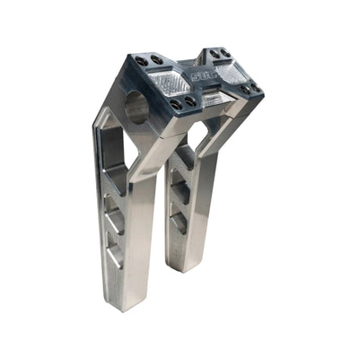 8in raw sbc handlebar riser for harley